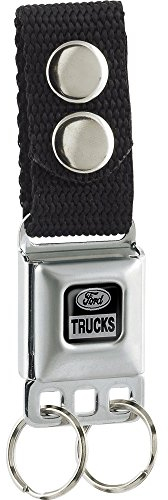 Buckle Down Unisex Keychain-Ford Trucks-Black Schlüsselkette, Multi, Einheitsgröße