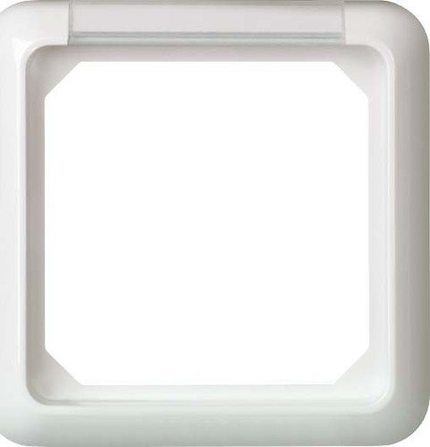 Elso 224100 1fach Fashion Thermo perlweiss Rahmen 1-Fach FAB pw