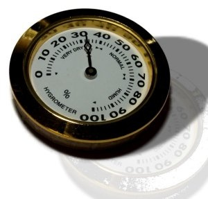 Front-Hygrometer Einbau 35mm inkl. Lifestyle-Ambiente Tastingbogen