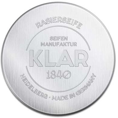 Klar Seifen Rasierseife Sport 110g, Duft sportlich-frisch / ledrig, geeignet für normale bis empfindliche Haut, Seife 110032