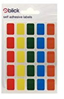 Blick RS00625 12mm x 18mm Label Bag - Assorted