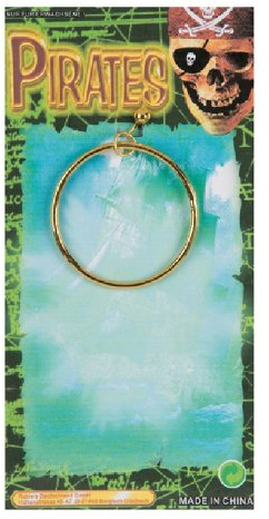 Karneval Zubehör Ohrring Pirat zum Seeräuber Kostüm an Fasching