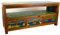 livasia Asiatisches Sideboard aus Massivholz – 110x40x50cm – Handgefertigt aus Teak Holz, Kommode aus recycelten Fischerbooten, Robust und Zeitlos, Shabby Look (Bunt)