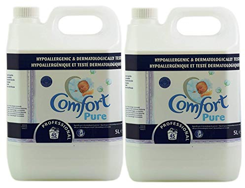 2x Comfort Pure 5L Professional Fabric Conditioner 90 Washes