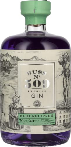 Buss N°509 Gin ELDERFLOWER Belgium Flavor Gin Author Collection 40% - 700ml