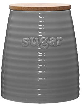 Premier Housewares Winnie Sugar Canister, Grey