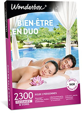 Bien-être En Duo - Coffret Cadeau - Wonderbox - Idée Cadeau Relaxation