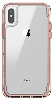 Griffin TA43935 Survivor Clear Case Cover for iPhone X - Rose Gold