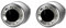 JewelryWe Fake Plug Ohrstecker Edelstahl: Damen Herren Rund Tunnel Ohrringe Fake Ohr Plugs Ohrstecker Ohrpiercing Schraube Helix Tragus Piercings mit glänzend Strass Schwarz Silber