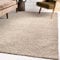Impression Wohnzimmerteppich - Hochwertiger Öko-Tex zertifizierter Flächenteppich - Solid Color Teppich Beige - Größe 160x230