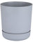 Satina Pot de fleurs avec soucoupes, pot de fleurs de jardin, support intérieur (Ø 13 cm, acier)