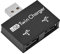 USB Charger Splitter, Hub USB2.0 Maschio a 2 porte USB Doppio caricatore Splitter Adattatore multiporta Convertitore hub di rete portatile per laptop Windows(Nero)