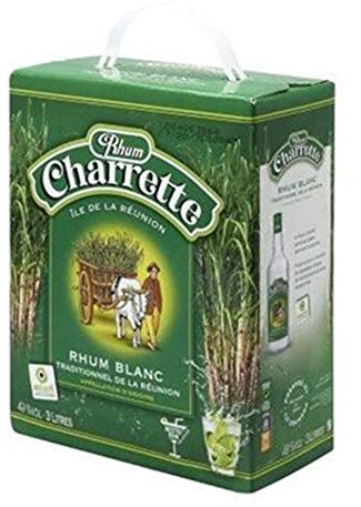 Rhum blanc traditionnel 49° 3 L Charrette - La Réunion 3 litres