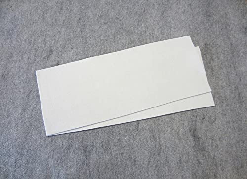 PS Pferdeartikel Zum Zuschneiden 1 Paar Filz Einlagen ca. 5 mm hoch - zum Aufpolstern, Ausgleichen für Sattelunterlagen oder Pads Größe 0,5 cm hoch - 65 x 35 cm groß
