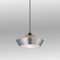 s.LUCE pro LED Pendellampe SkaDa Pendelleuchte Hängelampe, Größe:Ø 40cm, Schirm Flach:Kupfer, Schirm Hoch:Aluminium