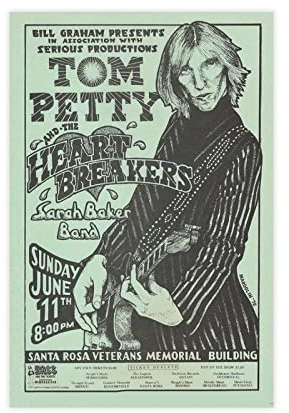 Tom Petty Retro Classic Music Singer Cover 1 Canvas Poster Bedroom Decor Sports Landscape Office Room Decor Gift Unframe:24x36inch(60x90cm)