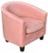 TOPCHANCES 2 Stück Tub Club Stuhlhussen, hohe Stretch-Sessel, Sofa-Schonbezug mit Kissenbezug, Samt-Möbelschutz, weiche Couchbezüge für Esszimmer, Wohnzimmer, Büro, Empfang (Rosa)