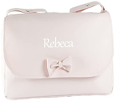 CALLE DEL REGALO Bolso rosa para carrito o cochecito de bebé personalizado con nombre