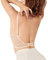 Minetom Soutien Gorge Femme Bralette en Dentelle Floral Col V Push Up Dos Nu Bra Bandeau Invisible Confortable Lingerie A Beige 90D