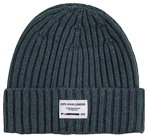 Pepe Jeans Jungen Johnny Beanie Cap, Green (Regent Green), L