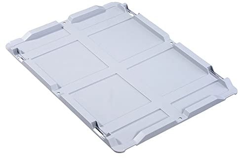 SuperSparSet 10x Auflagedeckel Set Eurobox NextGen mit 4 roten Schiebeschnappverschlüssen | BxT 40x60 | Eurobehälter, Transportbox, Transportbehälter, Stapelbehälter