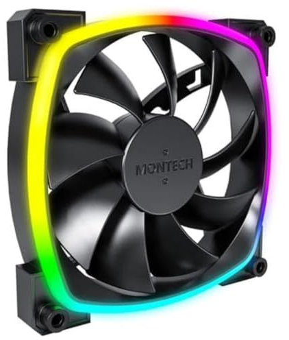 Montech AX120 PWM Black 120mm ARGB Case Fan