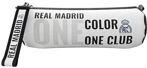 CYPBRANDS Unisex Kinder Real Madrid Federmäppchen Color One Club allentasche, weiß