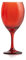 Pasabahce set 6 calici imperial in vetro rosso cl 25