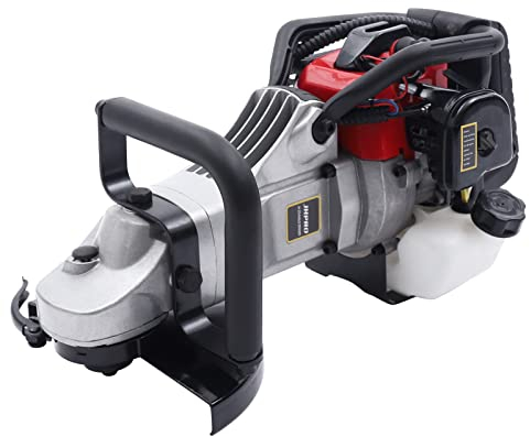 JAYEUW 2-Takt Benzin Trennschleifer 32.6cc Benzin Winkelschleifer Betonpoliermaschine Poliermaschine Steinpoliermaschine 1,2 kW