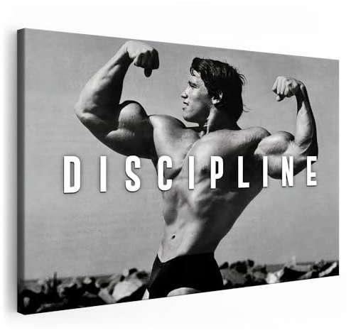 Artmazing | Arnold Schwarzenegger Bild bunt | S-Art Bilder | Bilder Modern | Coole Wandbilder Wohnzimmer | Wandbild Schwarzenegger Deko XXL | Bild Leinwand XXL | Arnold Schwarzenegger Bilder Wand