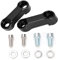 Leopacat Motorrad Spiegel Adapter,Motorrad-Spiegelverlängerungen, Montage-Riser-Extender-Adapter, Fahrradspiegel Riser Extender Adapter, Universeller Rückspiegel Seitenadapter, 10 mm Rechtsgewinde
