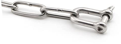 Sosoport Edelstahl 2 Stücke Heavy Duty Marine Rigging Schäkel Halterungen