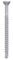 Boîte 200 Vis autoperceuses SPARIBO® SH pour Bardage et Lambris en Bois - Tête fraisée bombée - 3,2 x 60 mm - Filetage partiel - TX10 - Acier inox A2 - Brut