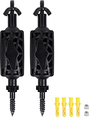 WILDGAMEPLUS WG-2CS07EU Lot de 2 supports métalliques pour caméras IP CCTV 1/4 Montage rapide pour arbre extérieur Caméra de trail Caméra Solaire Panneau solaire Binoculaire Support mural