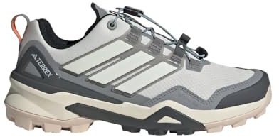 Adidas, Womens Terrex Skychaser Gore-TEX Hiking Shoes Grey/Off White/Grey 8.5 Medium