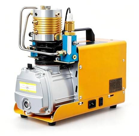 Compressore d'aria ad alta pressione da 1800 W, pompa ad aria ad alta pressione, autospegnimento, compressore d'aria PCP, 30 Mpa 2800R / min (spegnimento automatico)
