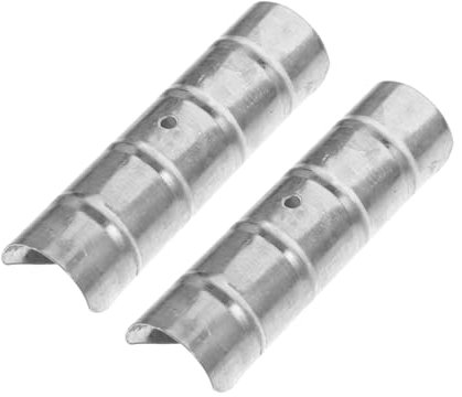 GOOHOCHY Römischer Stabverbinder 2 Stücke Hohles Gardinenstangengelenk Für Einfache Montage Ideal Für Aluminium Holz Und Kunststoff Gardinenstangen in Wohnzimmer Und Schlafzimmer