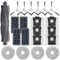 Bluearks 23 Stück Zubehör für Dreame L10s Ultra Gen 2/L10s Pro Ultra Heat/X30 Ultra/Mova E30 Ultra Saugroboter, Bestehend Aus 1 Hauptbürste,6 Wischtüchern,4 HEPA Filtern,6 Seitenbürsten,6 Vakuumbeutel