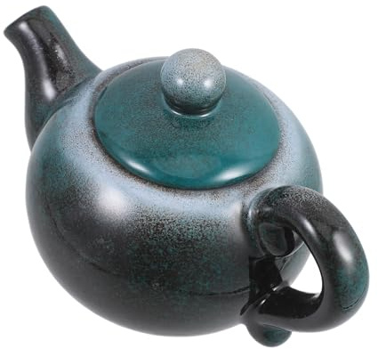 Cabilock Ceramic Circulating Water Fountain Jug Ingenious Opening Design Decorative Waterfall Jar for Garden and Courtyard Landscape