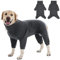Axcimond Hundemantel mit Beinen warm Fleece Pullover Hund Winter Mantel Hund mit Reißverschluss Hundejacke für kleine mittlere große Hunde kaltes Wetter Hundekleidung Hundepullover Fleece Hundepyjama