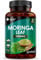 Moringa Leaf Capsules - High Strength Moringa Capsules 2000mg - Pure Vegan Extract & Powder - 120 (Two Months Supply) Enriched with Black Pepper by New Leaf