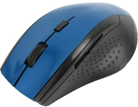 Souris 2,4 G avec Récepteur USB, Souris Optique de Haute Précision Idéale pour Ordinateur Portable, Ordinateur de Bureau et PC, Parfaite pour le Travail et les Jeux (Bleu)