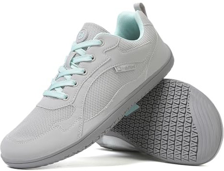 Freiluftkind Das Original Everest Sneaker Barfußschuhe (Grau/Größe 41 EU) – Der perfekte Barfußschuh für Dein Abenteuer – Barfuß Sneaker Damen – Barfuß Sneaker Herren