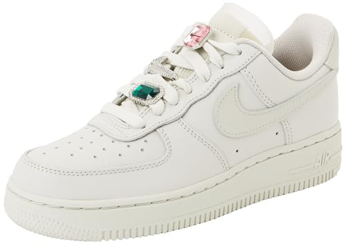 NIKE Air Force 1 Low Premium, Sneaker Uomo, Light Bone Light Bone Kelly Green, 37.5 EU
