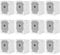 Lot de 12 Sacs d'aspirateur pour Roomba i7/i7+/i3/i3+/i4/i4+/i6/i6+/i8/i8+/S9/S9+/j7/j7+/E5/E6/E7 Sac de rechange pour Roomba I7,Sac de rechange pour Roomba