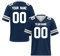 EZJOBLA Personalisierte Fußball-Trikots für Herren Personalisiertes Trikot Personalisierbar American Football Trikots hinzufügen Teamnamennummer Damen/Jugend A16