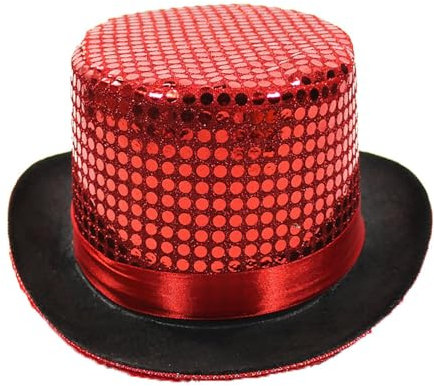 Irische Herrenhüte für Damen, Irischer 4-St.-Tag-Hut, breite Krempe, grüner Hut, rot, Einheitsgröße