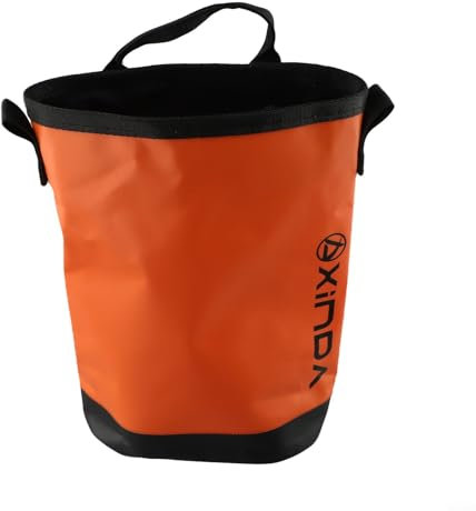 Jotekonoby Bolsa de herramientas de escalada en roca al aire libre, bolsa de cuerdas de cinturón ajustable para escalada de árboles, compartimento de cuerda de acceso rápido, resistencia al agua