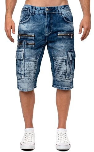 Cipo & Baxx Herren Shorts CK295 Blue W36
