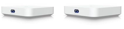 Bundle of 2 Ultra-Compact Cloud Gateway Routers – 4x RJ-45, Multi-WAN, USB-C Powered, Smart Display – Advanced Network Security & Management UCG-ULTRA)